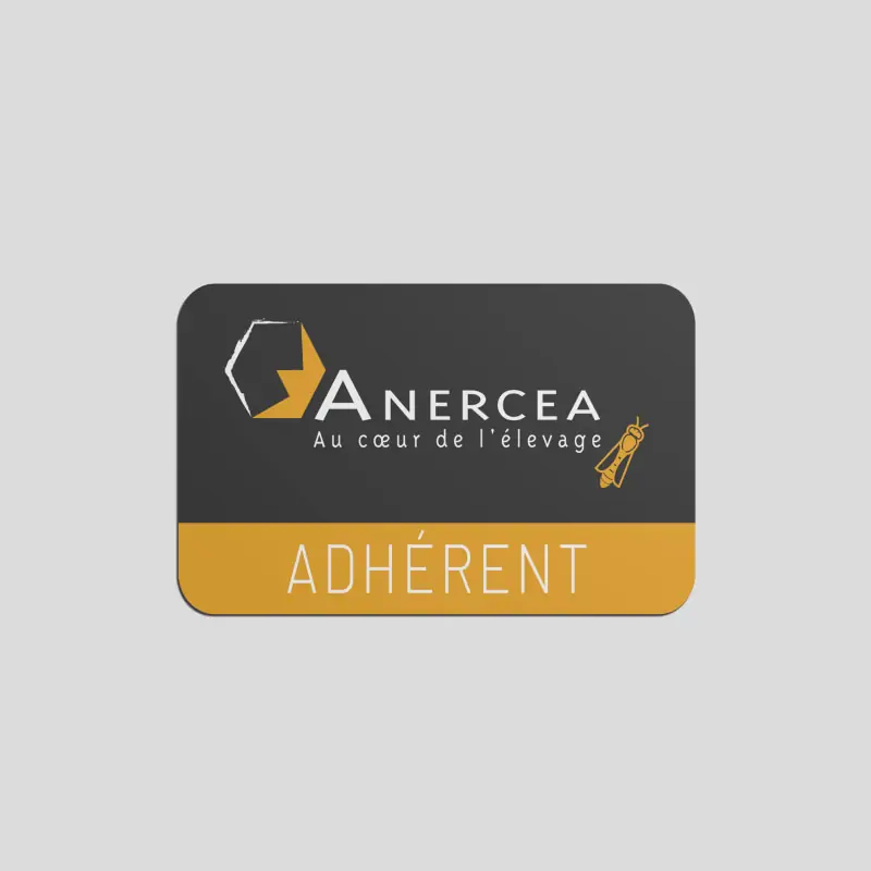 Carte d'adhésion à l'Anercea ; Réseau d'apiculteurs professionnels spécialistes de l'élevage de reines d'abeilles. Adhérent, vous accédez aux formations sur l'élevage.