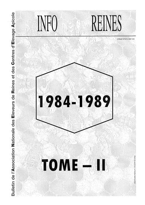 Compilation des revues apicoles Info-Reines. Découvrez la gestion de nuclei, la sélection des reines d’abeilles, les ruches basse consommation, le greffage, etc.