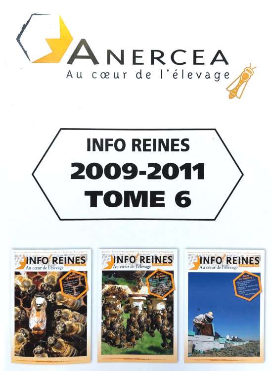 Compilation des revues apicoles Info-Reines, N°85 au N°96. Découvrez la gestion de nuclei, la sélection des reines d’abeilles, les ruches basse consommation, le greffage, etc.