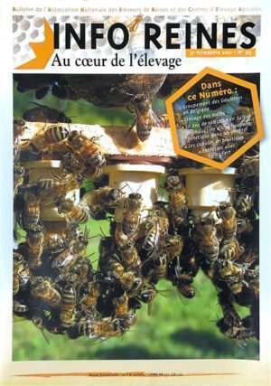 Revue apicole publiée par l'Anercea. N°95 : Les techniques apicole ; les méthodes pour faire des ruches à mâles ; les témoignages d'apiculteur ; les cupules plastique.