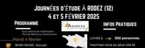 Inscriptions aux Journées d'Étude de Rodez jusqu'au 26 janvier.