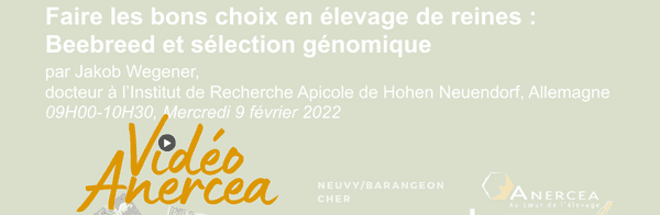 Le Dr Jakob Wegener a présenté à l’Anercea les méthodes de sélection des abeilles en Allemagne : cryoconservation du sperme, base BeeBreed, analyses génétiques et contrôle des accouplements, pour améliorer performances et limiter l’hybridation des colonies.